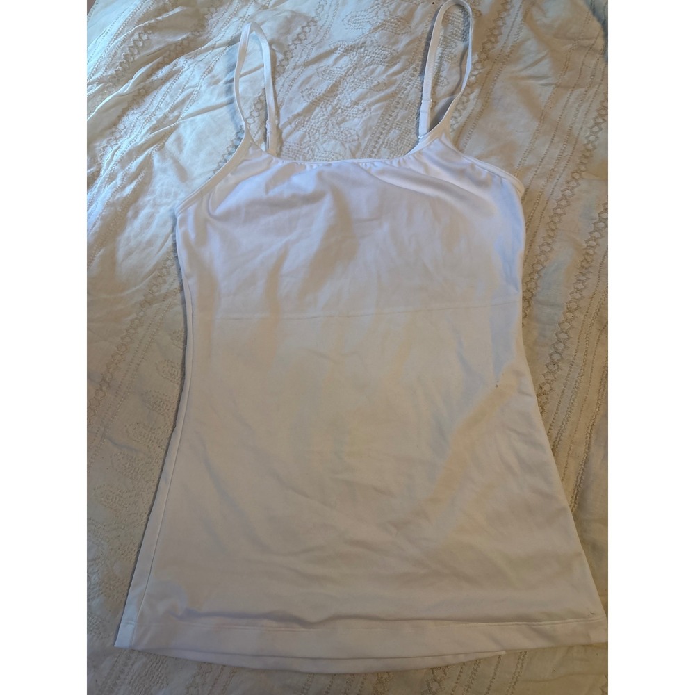 Maidenform White Firm Control Shapewear Long Length Shaping Cami Tank Top, 2XL